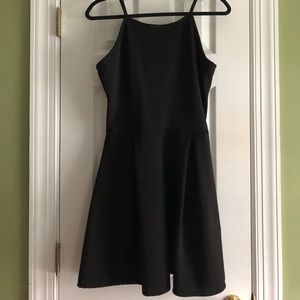 Black skater dress